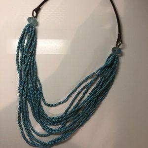 Turquoise necklace.